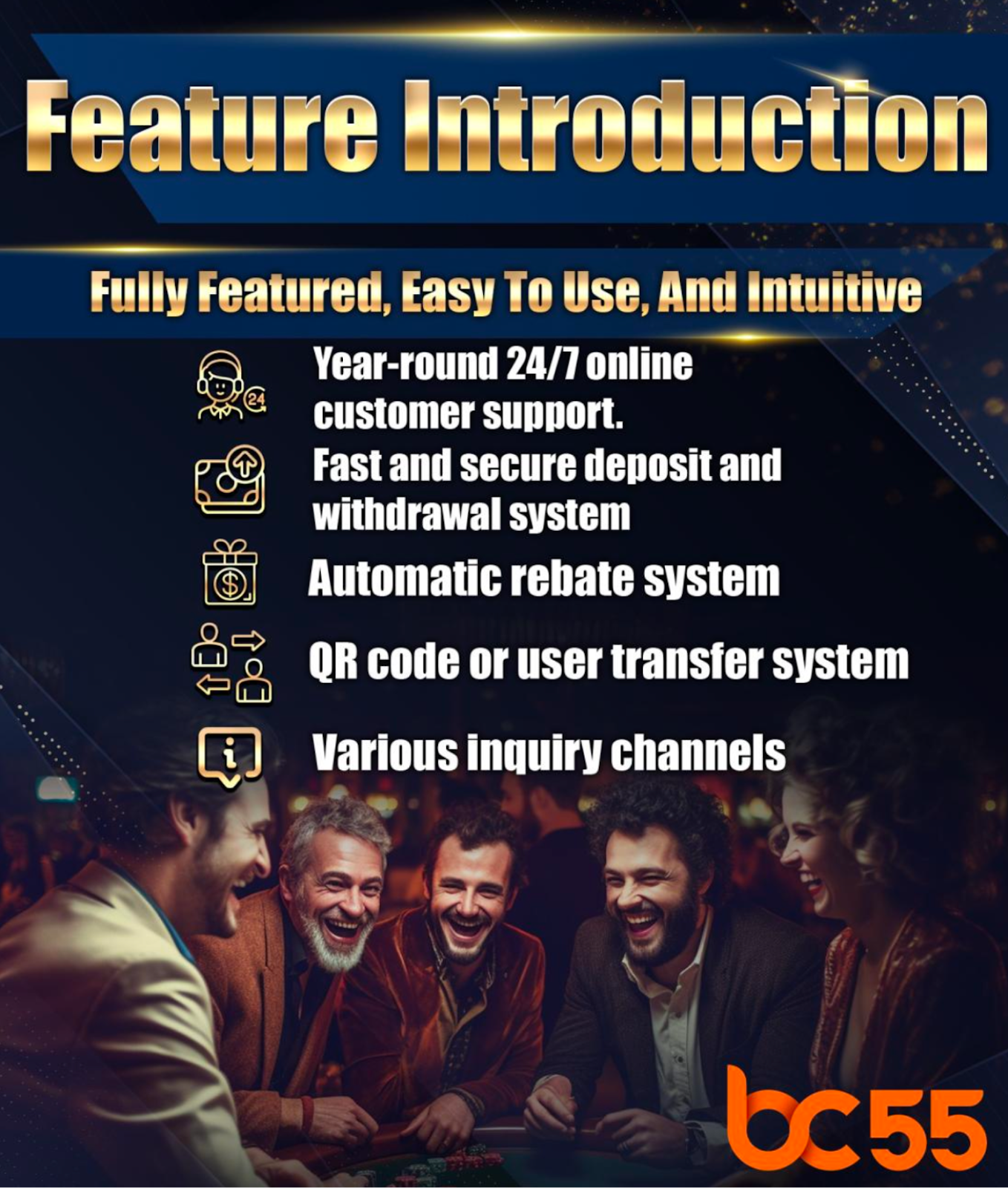 BC55 Bosclub55 Bossclub Feature Introduction